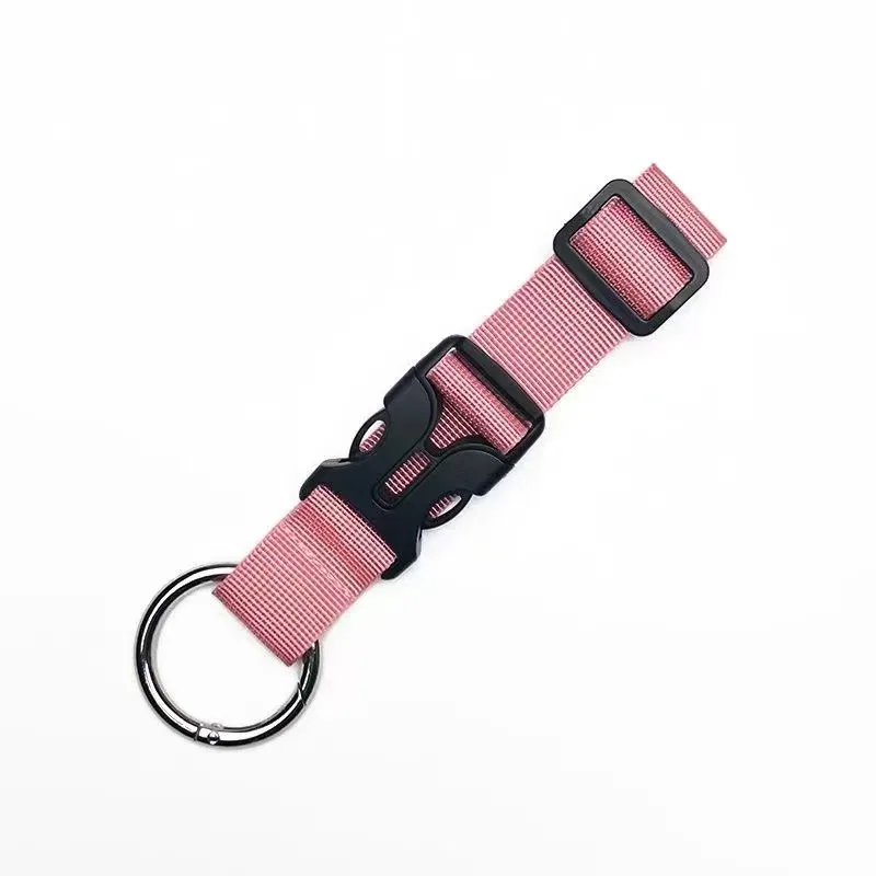 bracelet fixation nylon multicouleurs boucle suspension crochet sangle réglable sac dos voyage transport fixation travail sport utilité pratique