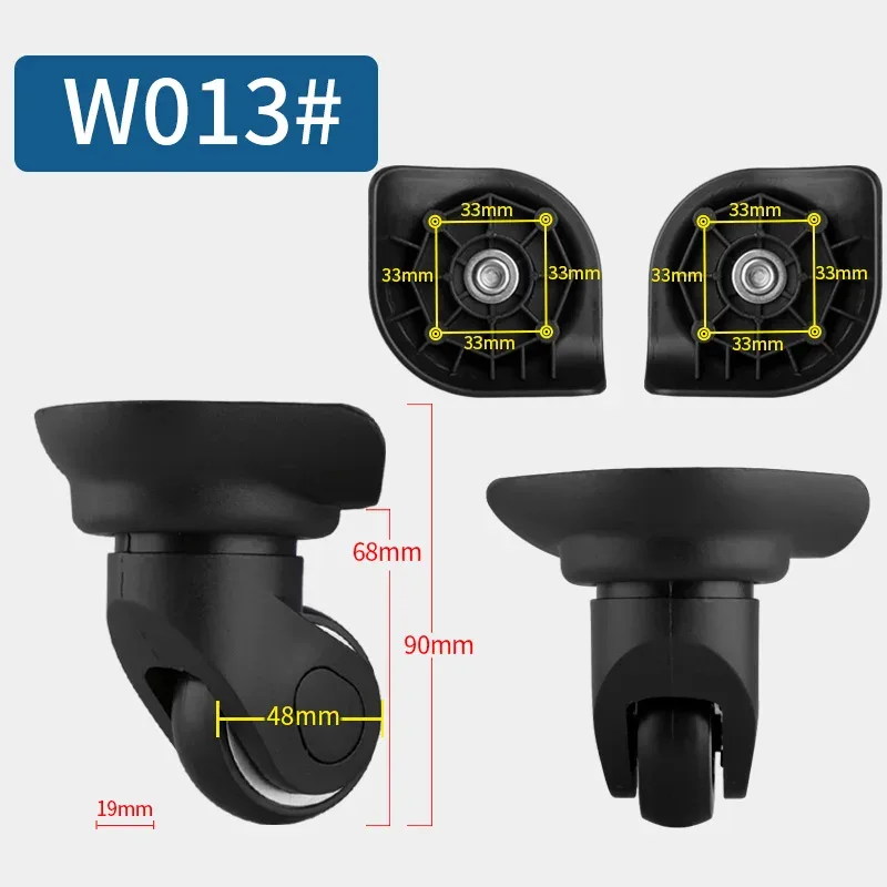 roues de remplacement pour bagages, valise sur roues de remplacement, accessoires pour bagages de 14 à 30 pouces, roues silencieuses pour roulettes à bagages