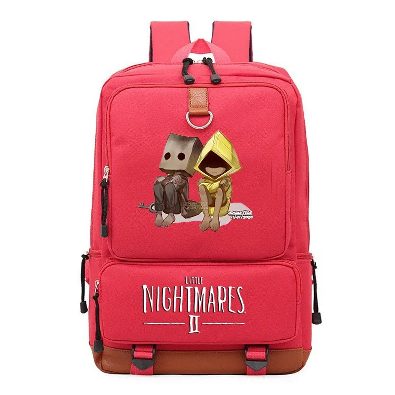 jeu petits cauchemars 2 sacs à dos pour garçon fille sacs d'école sac à dos adolescents enfants voyage quotidien sac à dos mochila