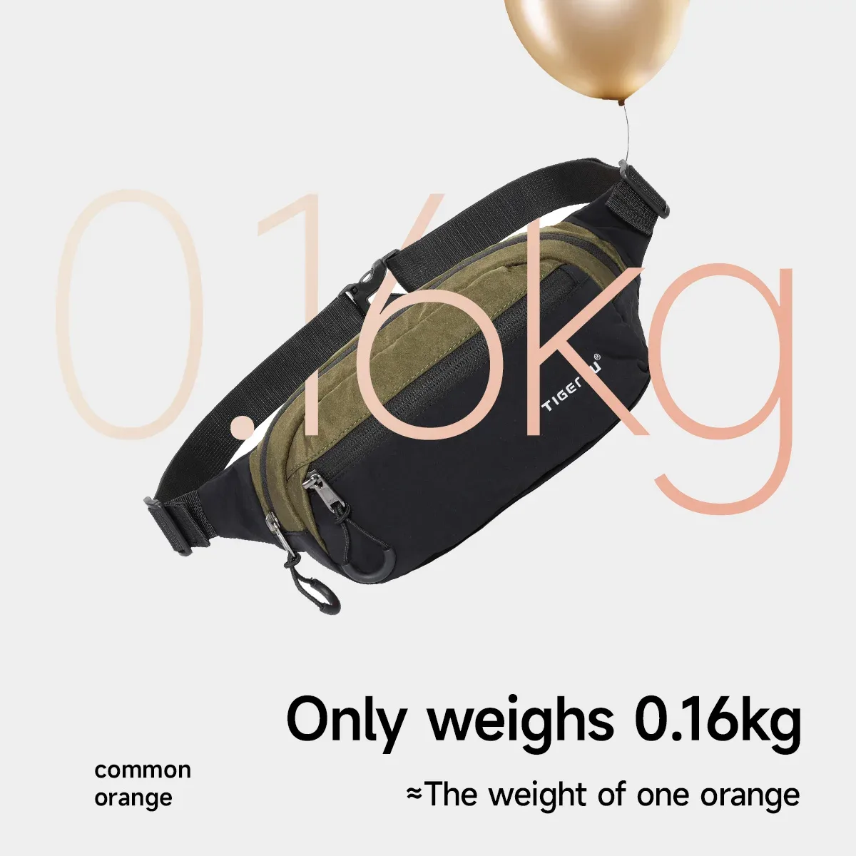 tigernu nouveau sac bandoulière léger pour hommes, sac de poitrine étanche, sac de ceinture multi-usages pour homme