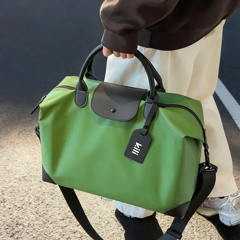 grand sac de voyage avec compartiment sec/humide, idéal pour la gym, le yoga, les week-ends, les séjours d'une nuit, bagage cabine avec compartiment à chaussures, sac à bandoulière