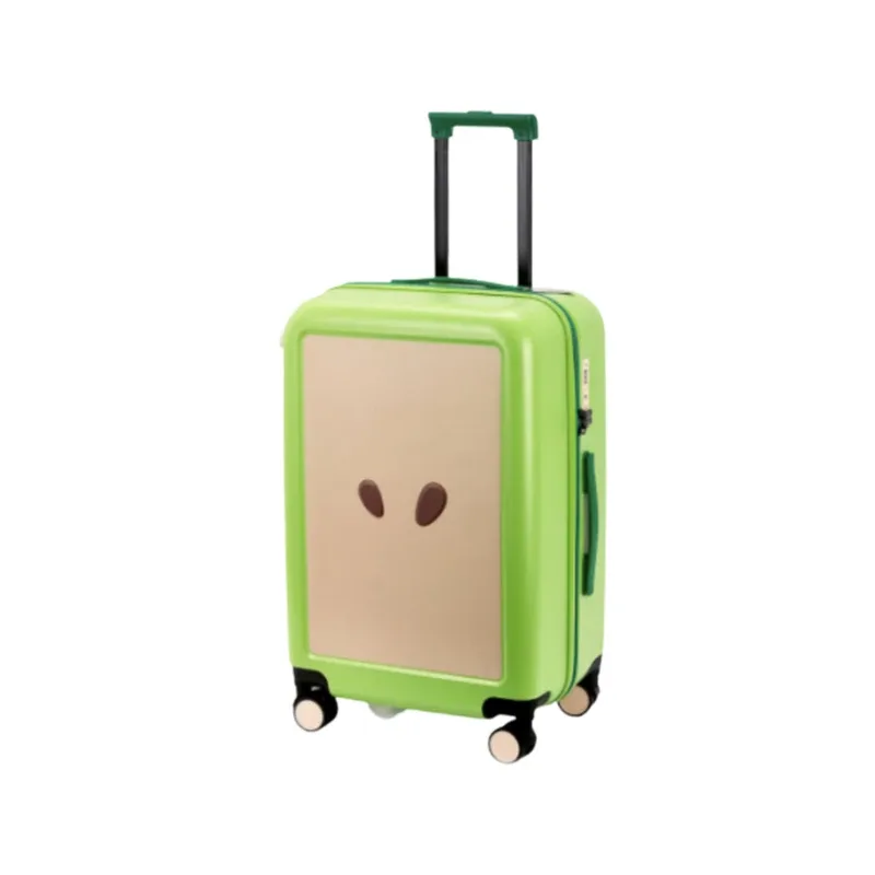 valise design pomme verte et pomme rouge 20 pouces 24 pouces bagage à roulettes avec serrure tsa, roues silencieuses et durables | unis
