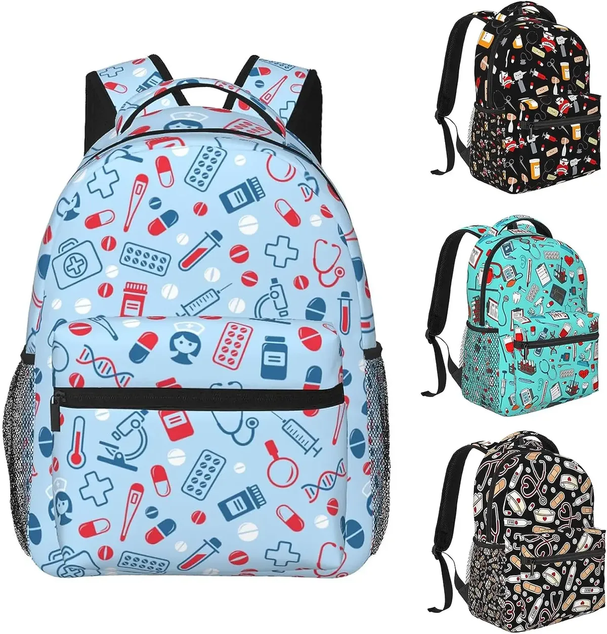 sac à dos étanche pour infirmière, sacs pour ordinateur portable de grande capacité, accessoires de soins infirmiers pour le travail à domicile, sac clinique, trucs pour infirmières