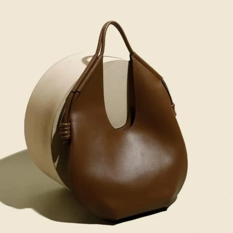 sac fourre-tout sous les bras minimaliste, haut de gamme, style paresseux, sac à main polyvalent de grande capacité pour les déplacements domicile-travail