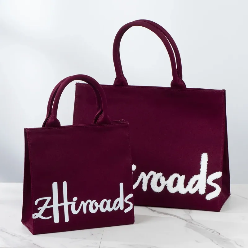 sac fourre-tout en coton épais pour femmes, sac à main écologique, sac de shopping durable pour femmes