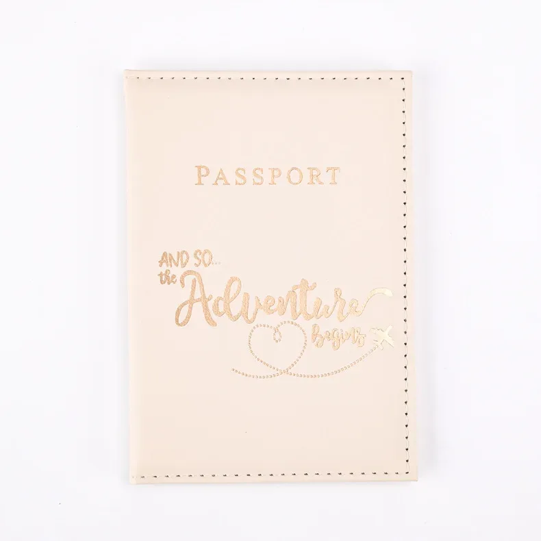1 pièces sac de couverture de passeport pour femmes hommes pu leathaer mode voyage porte-passeport étui id nom cartes de visite pochette de protection