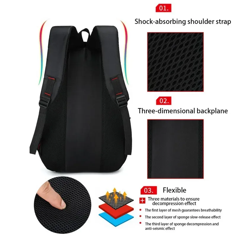 sac à dos scolaire grande capacité pour étudiants, sac à dos décontracté de couleur unie, matériau oxford, nouveau sac à dos pour hommes, sac multifonctionnel simple
