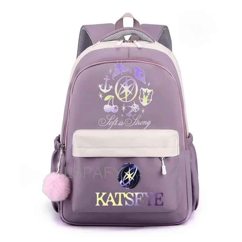 sac à dos pour ordinateur portable katseye funny teenager, sac d'école en toile cool pour femmes, sacs à dos d'étudiant de haute qualité, sac d'école tendance pour filles