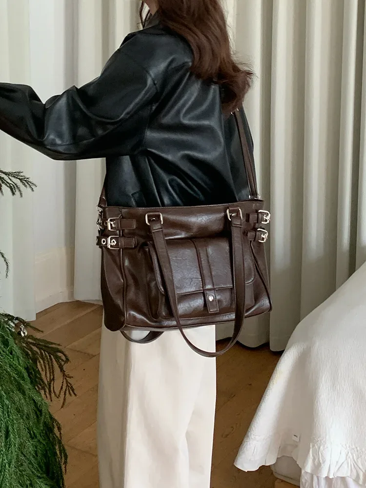 sacs à main pour femmes rivet, grande capacité, cuir pu de haute qualité, sacs à bandoulière pour femmes, sacs à main pour femmes pour les trajets quotidiens, grand sac à main pour femmes
