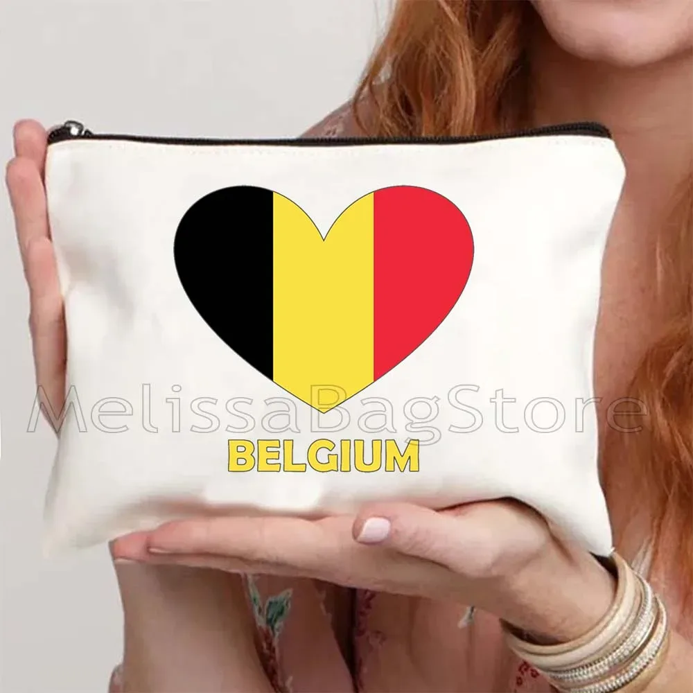 danemark france grèce égypte équateur mexique roumanie états-unis émirats arabes unis états-unis belgique cap-vert pochette de rangement pour cosmétiques en forme de cœur