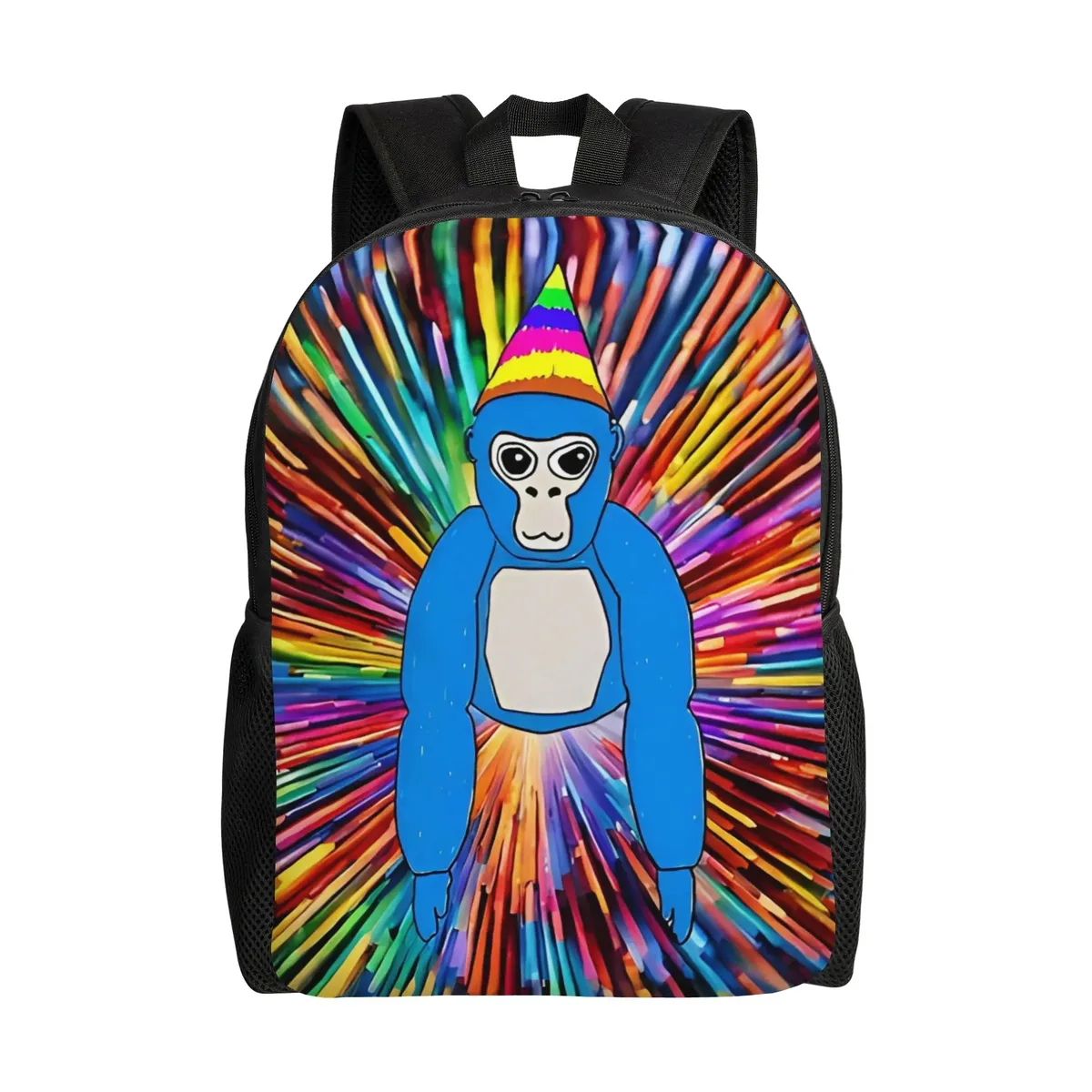 sac à dos eat sleep gorilla tag pour hommes et femmes, sac à dos décontracté pour le lycée, le travail, le quotidien, sac à bandoulière pour le collège, sac à bandoulière pour l'extérieur