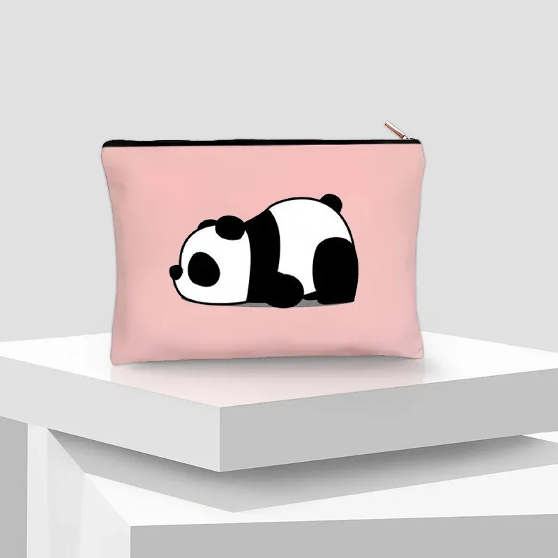 kawaii panda trousse à cosmétiques enfants voyage nécessité toilette sac à couches pochette de maquillage pour jolies filles anniversaire nouvel an cadeau