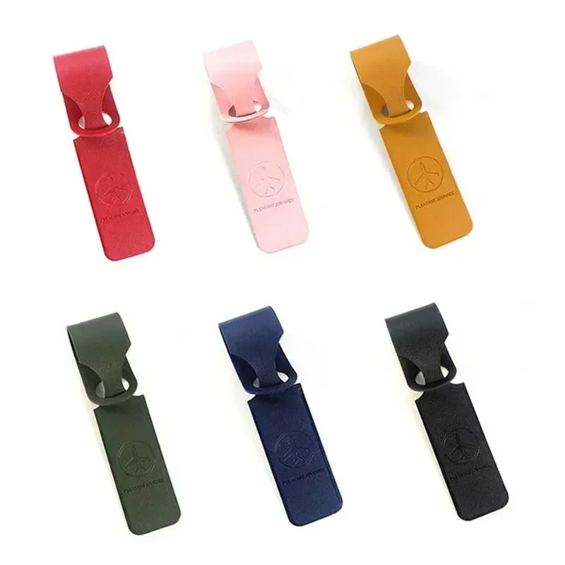 étiquette bagage simili cuir motif avion texte voyage couleur multiple usage identité valise nom adresse