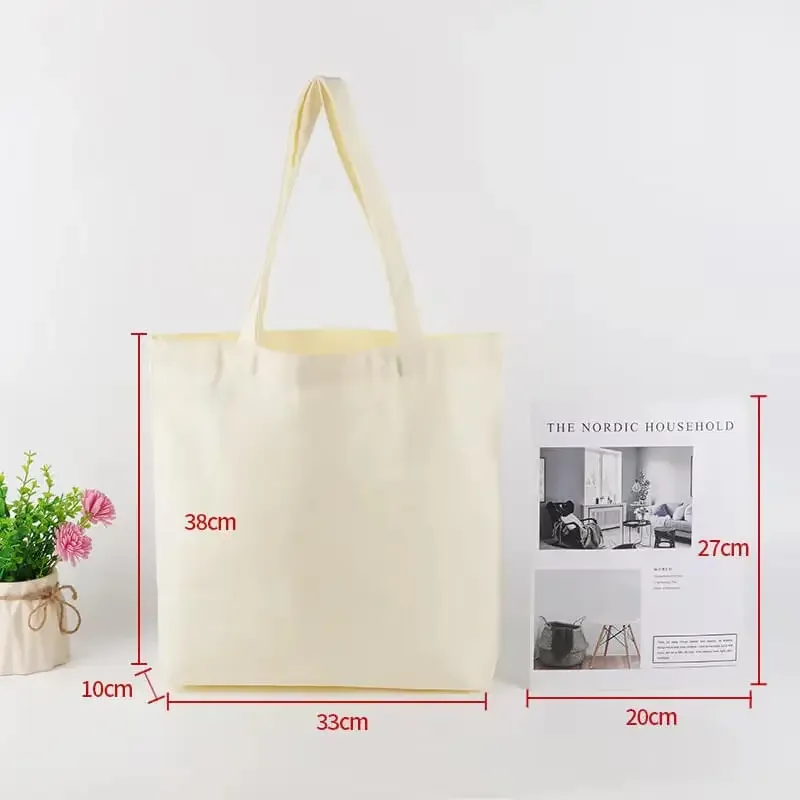 vente en gros de 50 sacs fourre-tout en toile réutilisables, sacs de shopping personnalisés avec logo, sacs promotionnels en vrac, sacs d'épicerie écologiques en coton