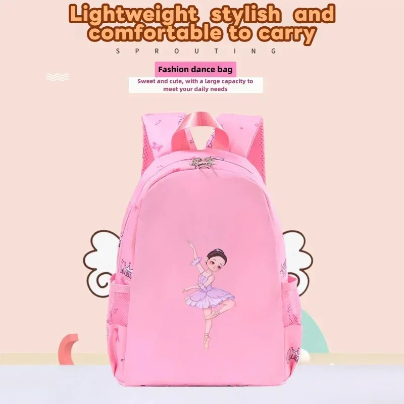 sac à dos de danse pour filles avec bandoulière pour le ballet, la danse latine, le yoga, le tap, le jazz, le voyage et le rangement – nouveau sac pour filles