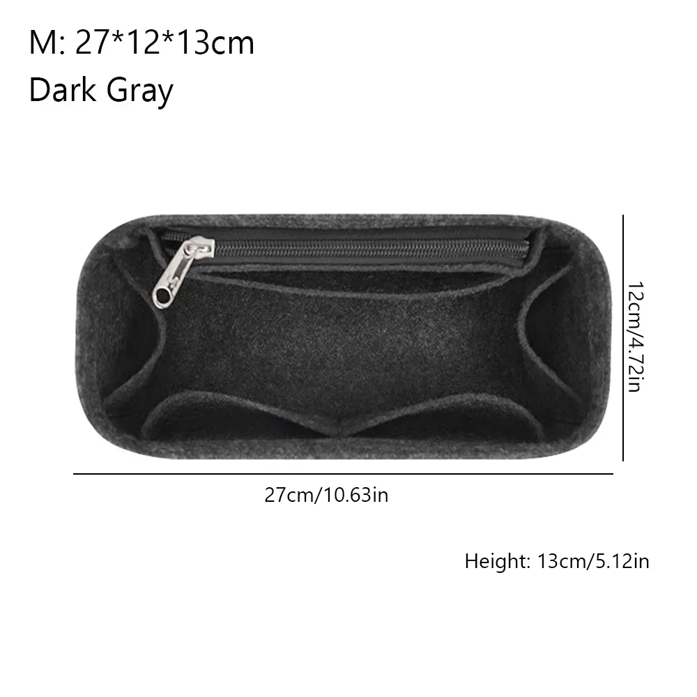 sac intérieur en feutre pour sac à main, grande capacité, multi-poches, sac portable, support de sac, organisateur pour loewe puzzle