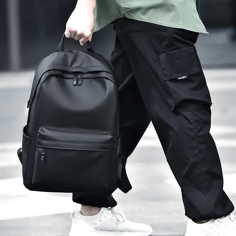 nouvelle mode hommes oxford sac à dos noir sacs d'école pour adolescents garçons 15.6 pouces sacs à dos pour ordinateur portable mochila masculina de haute qualité