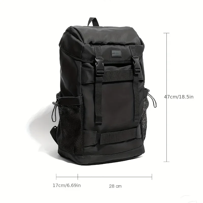 sac à dos de skateboard hip-hop tendance, sac à dos de grande capacité pour hommes, sac à dos d'étudiant, sac de voyage étanche pour randonnée sportive mochila