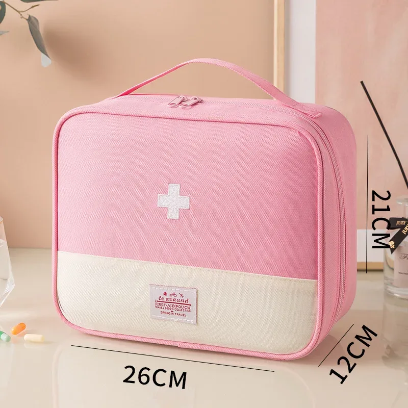sac à médicaments portable de grande capacité, sac de premiers secours, sac de rangement de médicaments à domicile, sac anti-épidémie de voyage