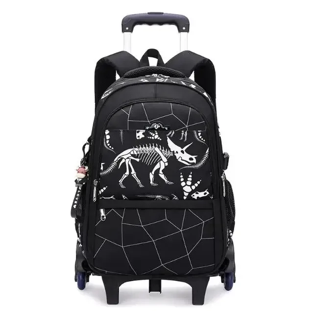 sac à dos à roulettes pour enfants, cartable d'école pour garçons avec roulettes, sac à bagages, sacs à roulettes pour l'école
