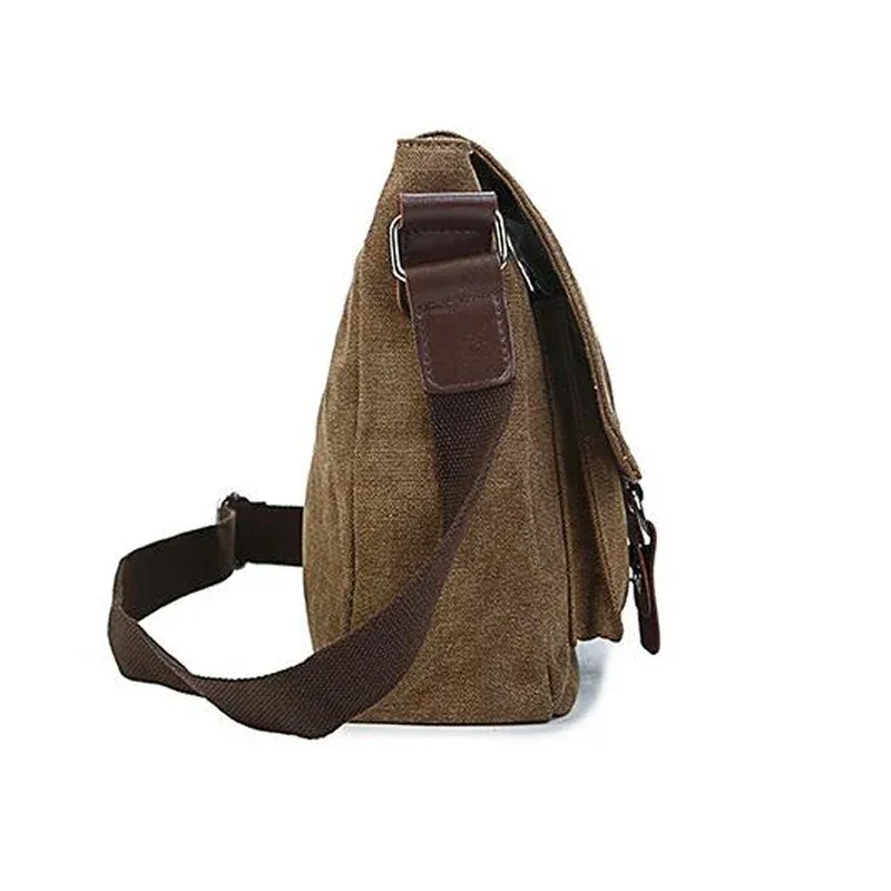 hommes vintage toile sac hommes sac à bandoulière décontracté pour hommes sac de messager homme voyage sacs à bandoulière bolsa masculina