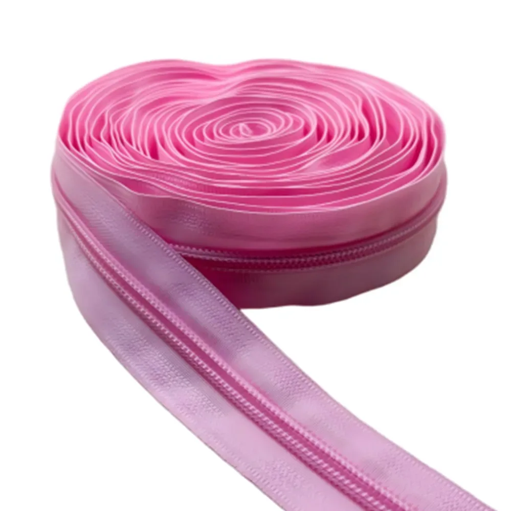 5 #   ruban de fermeture éclair en nylon arc-en-ciel sans curseur, 1-10m, fermetures éclair au mètre, kit de réparation de fermetures éclair pour sacs et fournitures