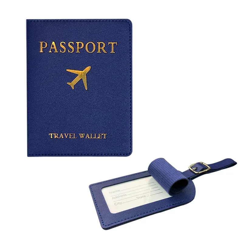 étiquette de bagage d'avion en cuir pu, bonbons, dopamine, estampage de plan de document, papier de signature, étiquettes de bagage d'avion, mode