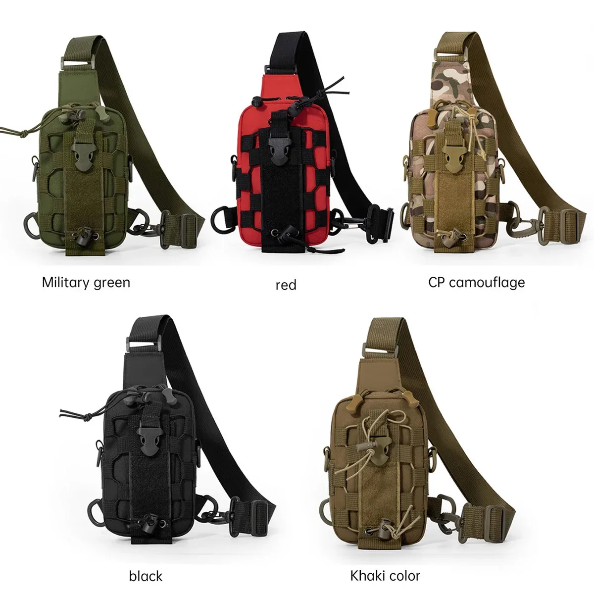 sac de bouteille d'eau, sac de bouteille d'eau à bandoulière, housse de protection de tasse multifonctionnelle, housse de tasse d'eau, sac de cyclisme, sac de poitrine de camping professionnel en plein air