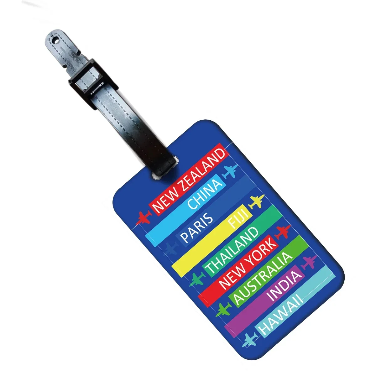 étiquette de bagage créative, accessoire de voyage, porte-adresse pour valise homme, étiquette d'identification de bagage, étiquette d'embarquement portable