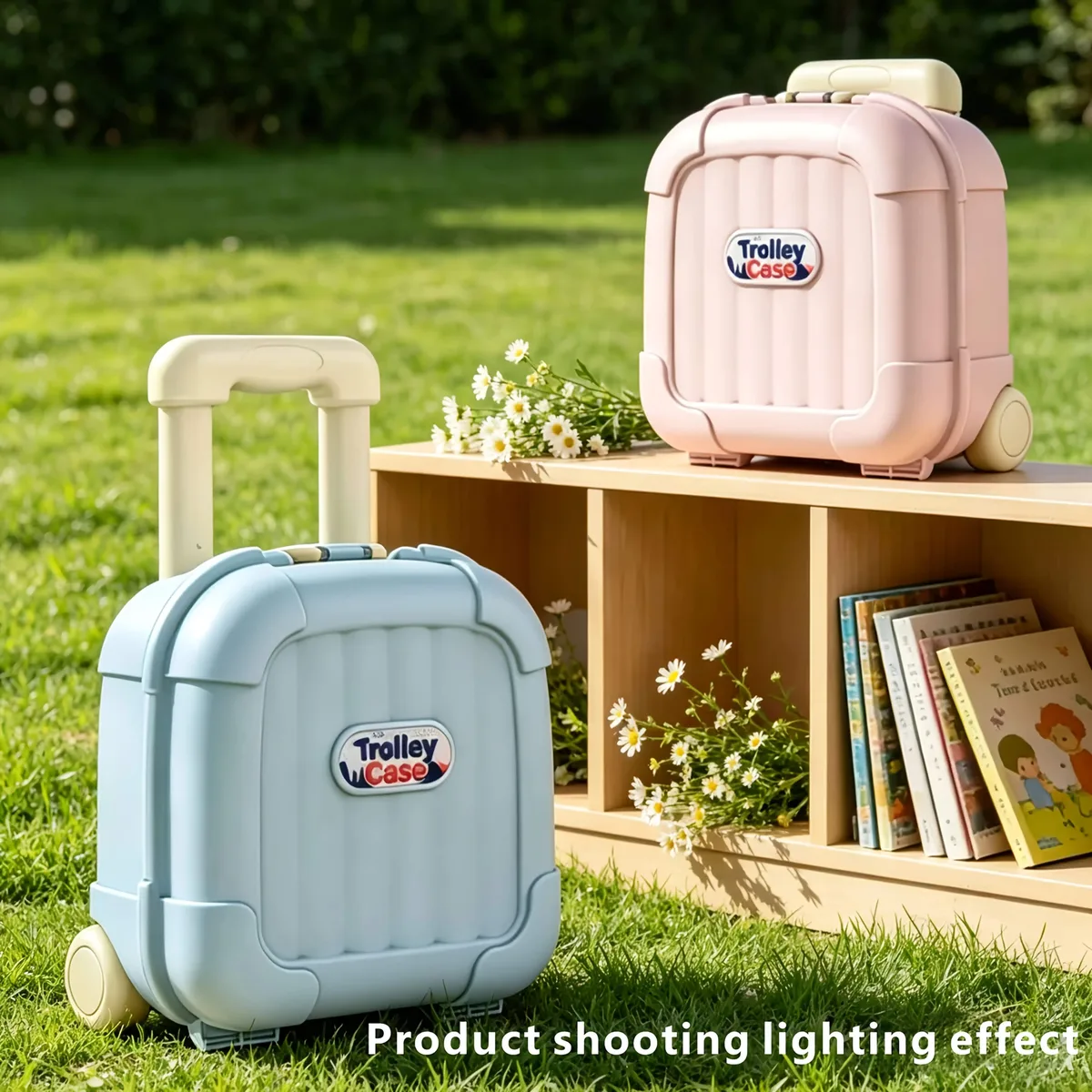 valise compacte peu encombrante avec roulettes universelles, portable pour les amis, les proches, les courts voyages, les activités de plein air, le rangement et le transport.