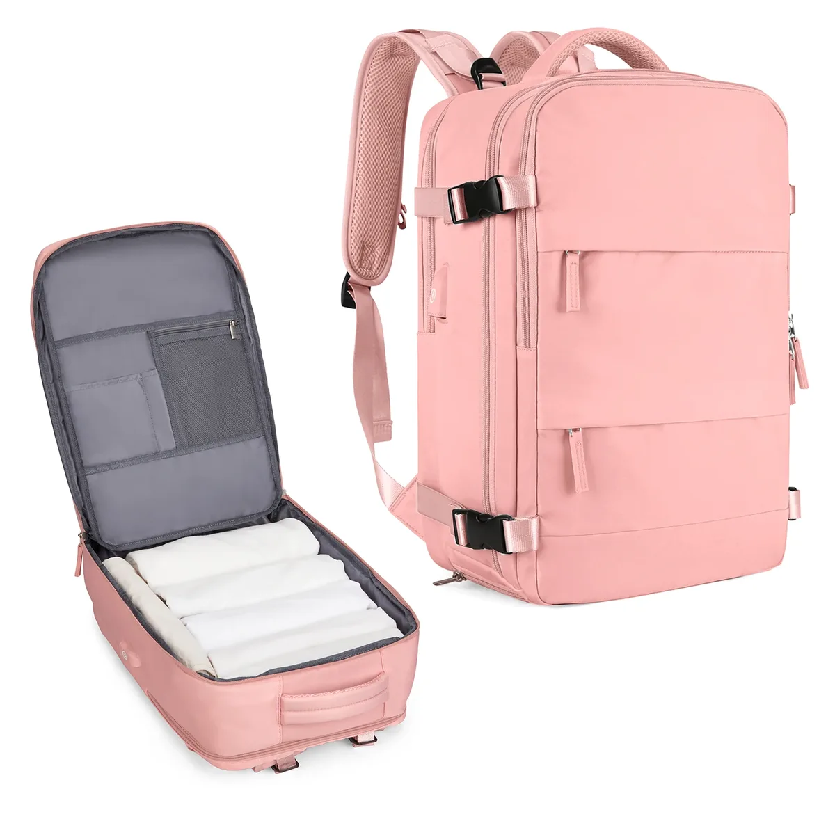 grand sac à dos de voyage pour hommes, sac à dos étanche pour ordinateur portable approuvé par le vol de la compagnie aérienne, sac à dos de transport antivol, sac à dos de randonnée
