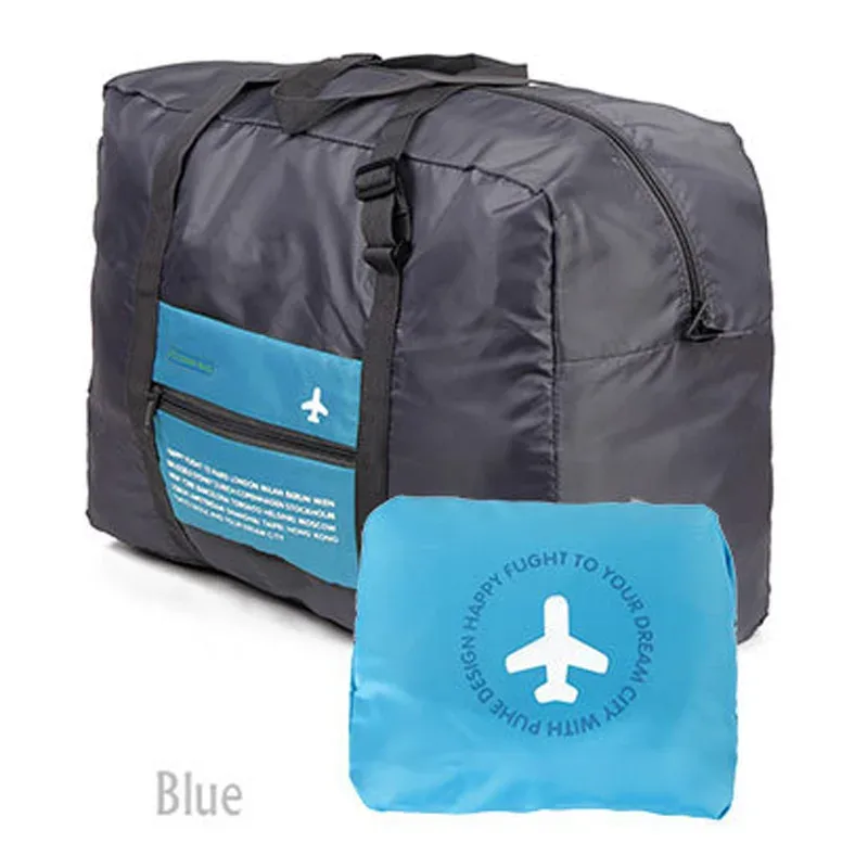 sac de voyage pliable étanche, costume unisexe, sac à main en nylon, organisateur décontracté, sacs de rangement d'avion, petit sac à bagages portable