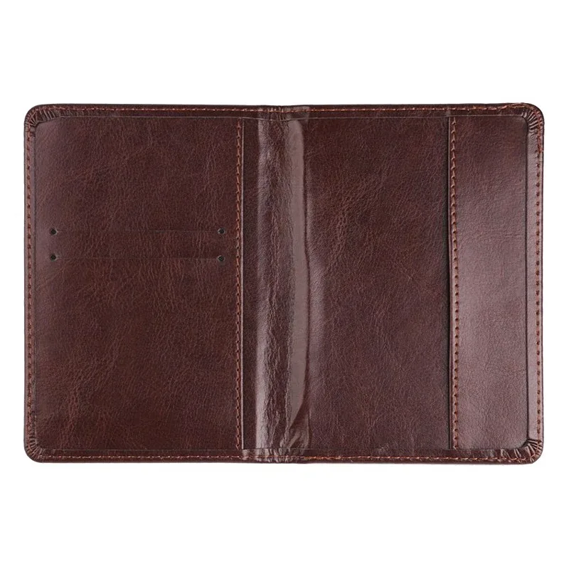 couverture universelle de passeport en cuir pu pour hommes et femmes, porte-passeport de voyage, sac de carte de crédit d'identité, portefeuille d'argent entier coloré, porte-billets