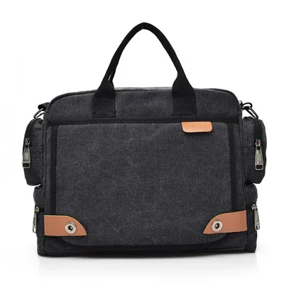 marque hommes sacs à bandoulière mâle toile sacs à bandoulière garçon sacs de messager homme sacs à main pour voyage décontracté grand cartable gris