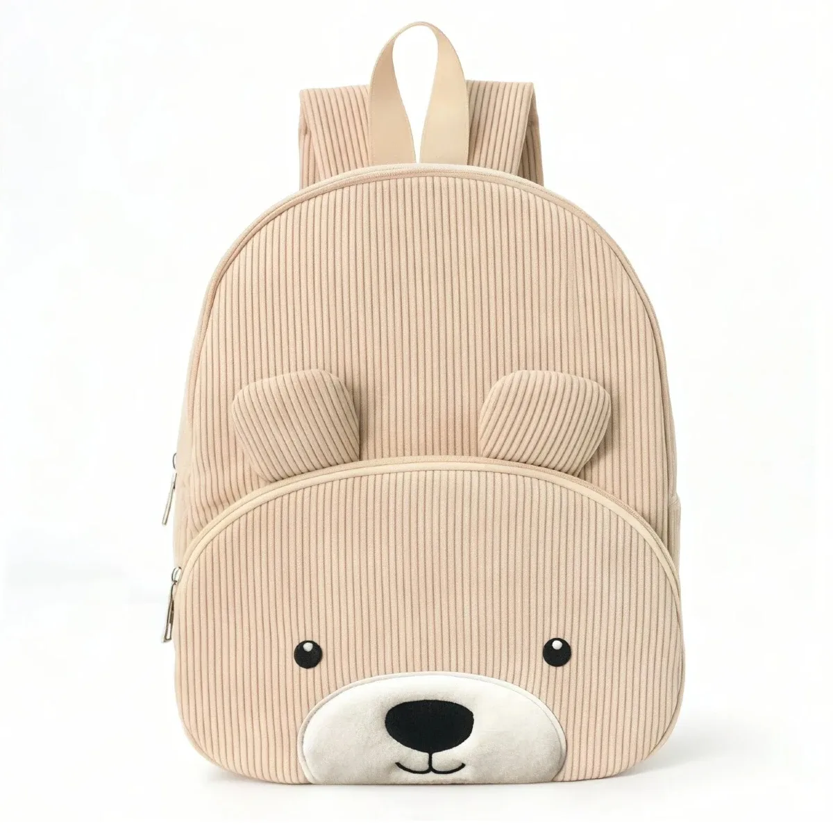 sac à dos de maternelle en velours côtelé, broderie mignonne, nom personnalisé, cartable pour filles et garçons, idéal pour l'école, les voyages quotidiens, cadeau adorable pour enfants.