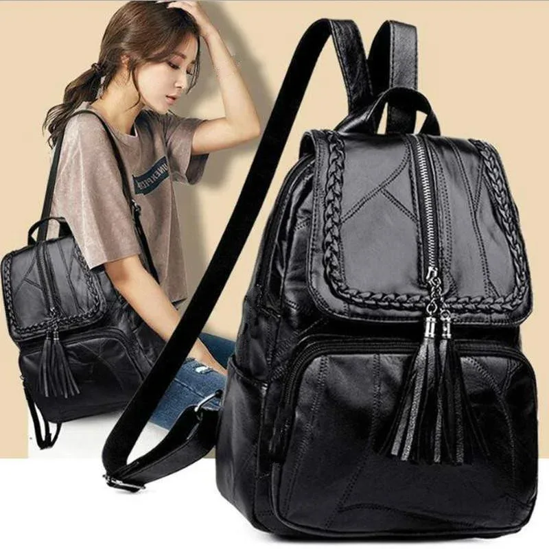 mini sac à dos pour hommes, petit sac d'école à bandoulière noir pour hommes, toile de styliste, étanche, sport, voyage