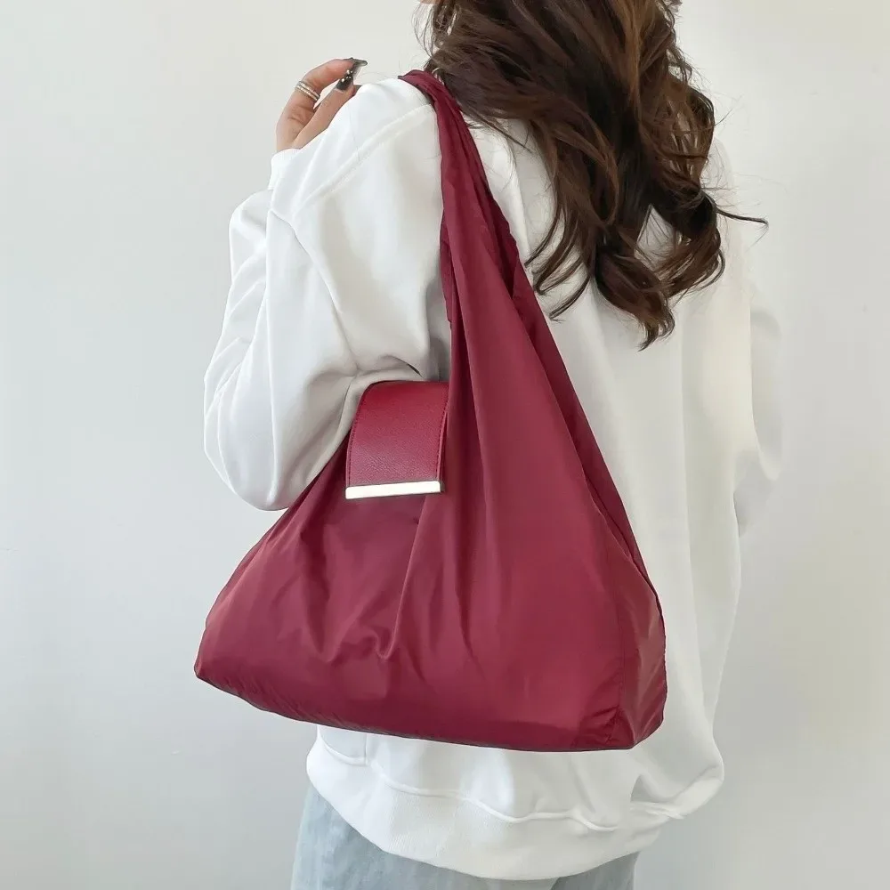 mini sac fourre-tout porte-clés réutilisable, sac de courses pliable léger de grande capacité, sac réutilisable extensible avec porte-clés écologique