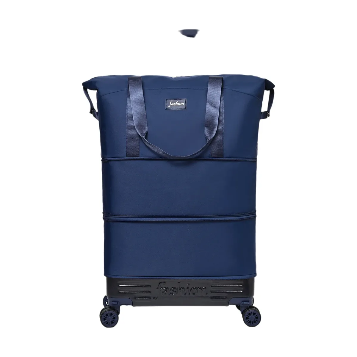 sac de voyage imperméable et tendance avec poignée et roulettes universelles, design compact et simple, sac en toile pour hommes et femmes
