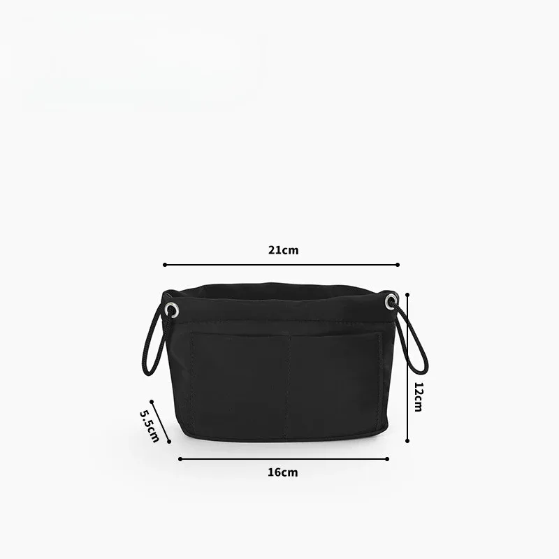 organisateur de sac à main multifonctionnel simple et élégant avec séparateurs pour le rangement de cosmétiques et de maquillage