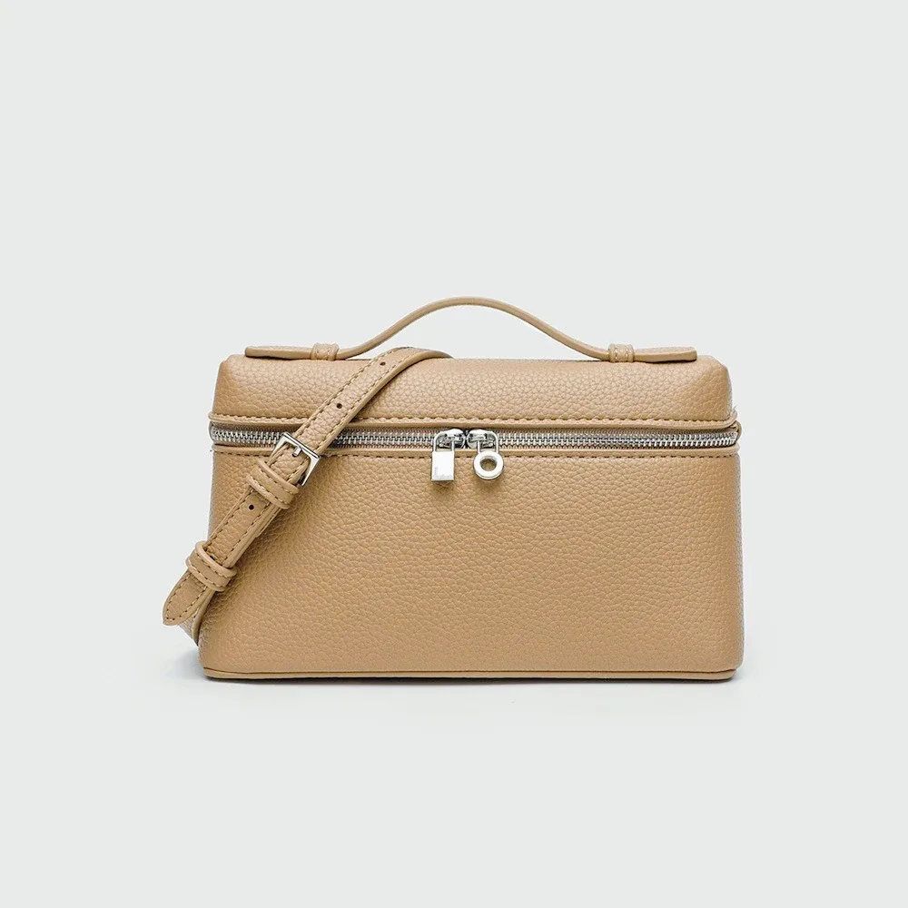 sac à bandoulière en cuir grainé de litchi, style premium et de niche, sac pour femme simple et tendance, sac à main mini exquis, sacs bandoulière.
