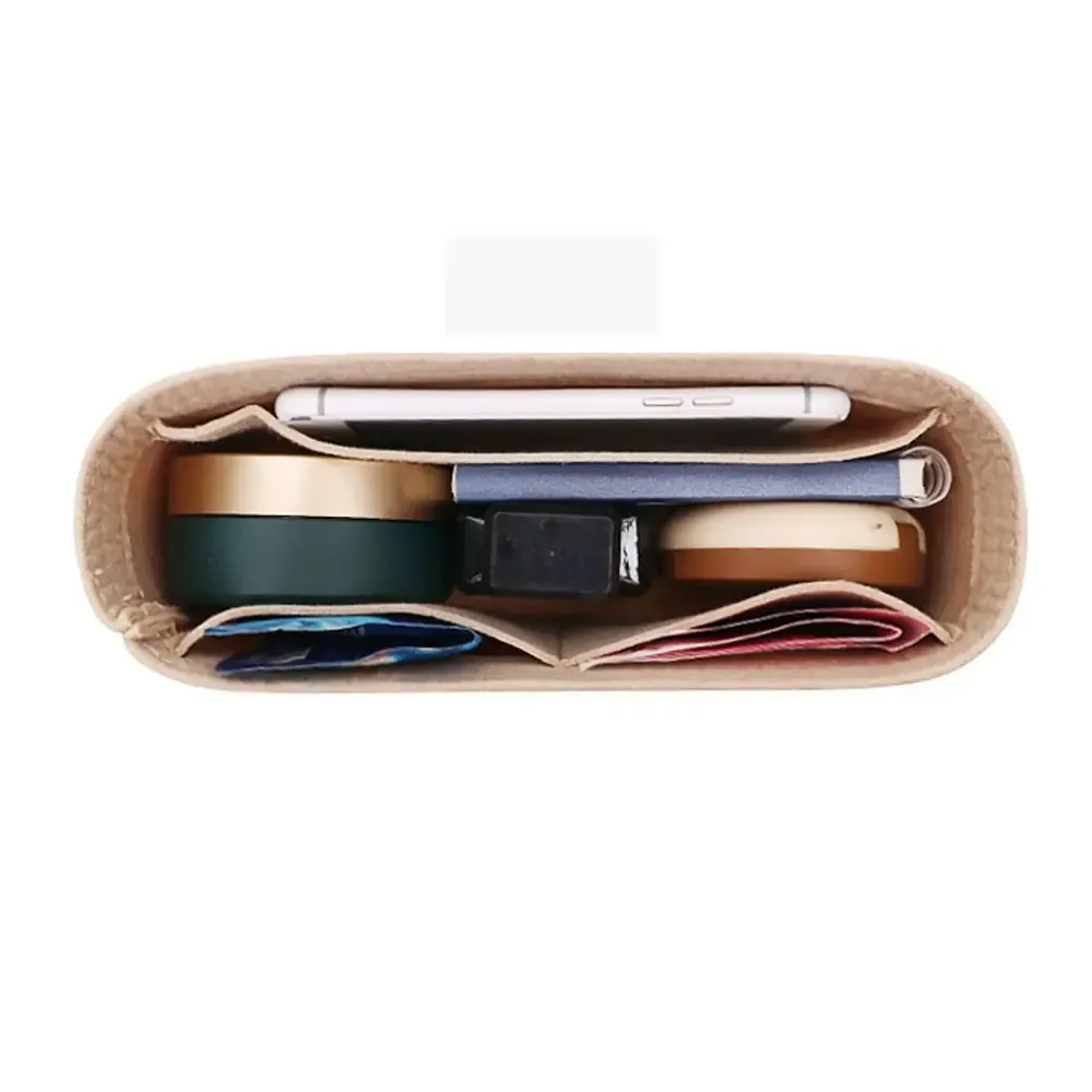 sac de rangement en feutre de haute qualité, insert en feutre, support pour sac à main, organisateur portable, sac intérieur