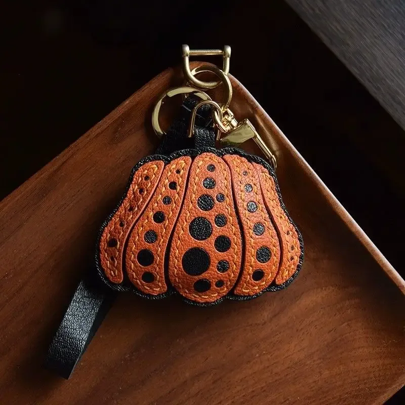 porte-clés de voiture en cuir fait à la main, cadeau créatif unique pour hommes et femmes, tigre daji, organisateur de clé original, sac à main