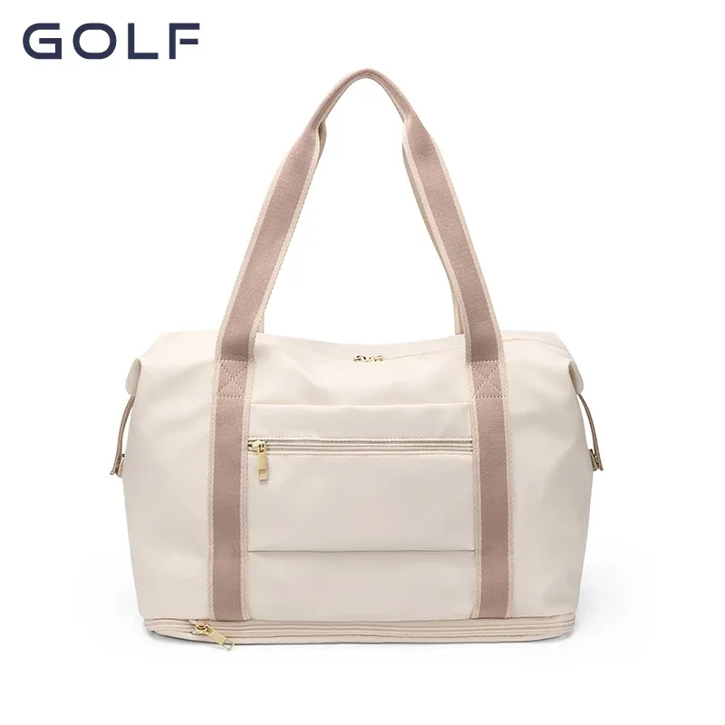 golf sac de voyage extensible pour femme, sac à main de sport décontracté à plusieurs compartiments, sac de sport léger en tissu oxford