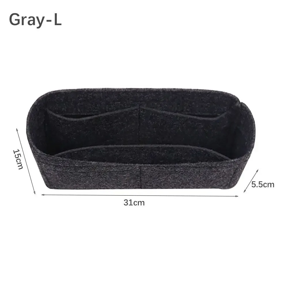 sac de rangement en feutre de haute qualité, insert en feutre, support pour sac à main, organisateur portable, sac intérieur