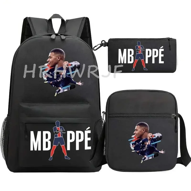 sacs à dos neymar, lot de 3, grand sac de voyage pour adolescents, sac d'école, sac à dos de sport, sac à dos décontracté en nylon classique pour ordinateur
