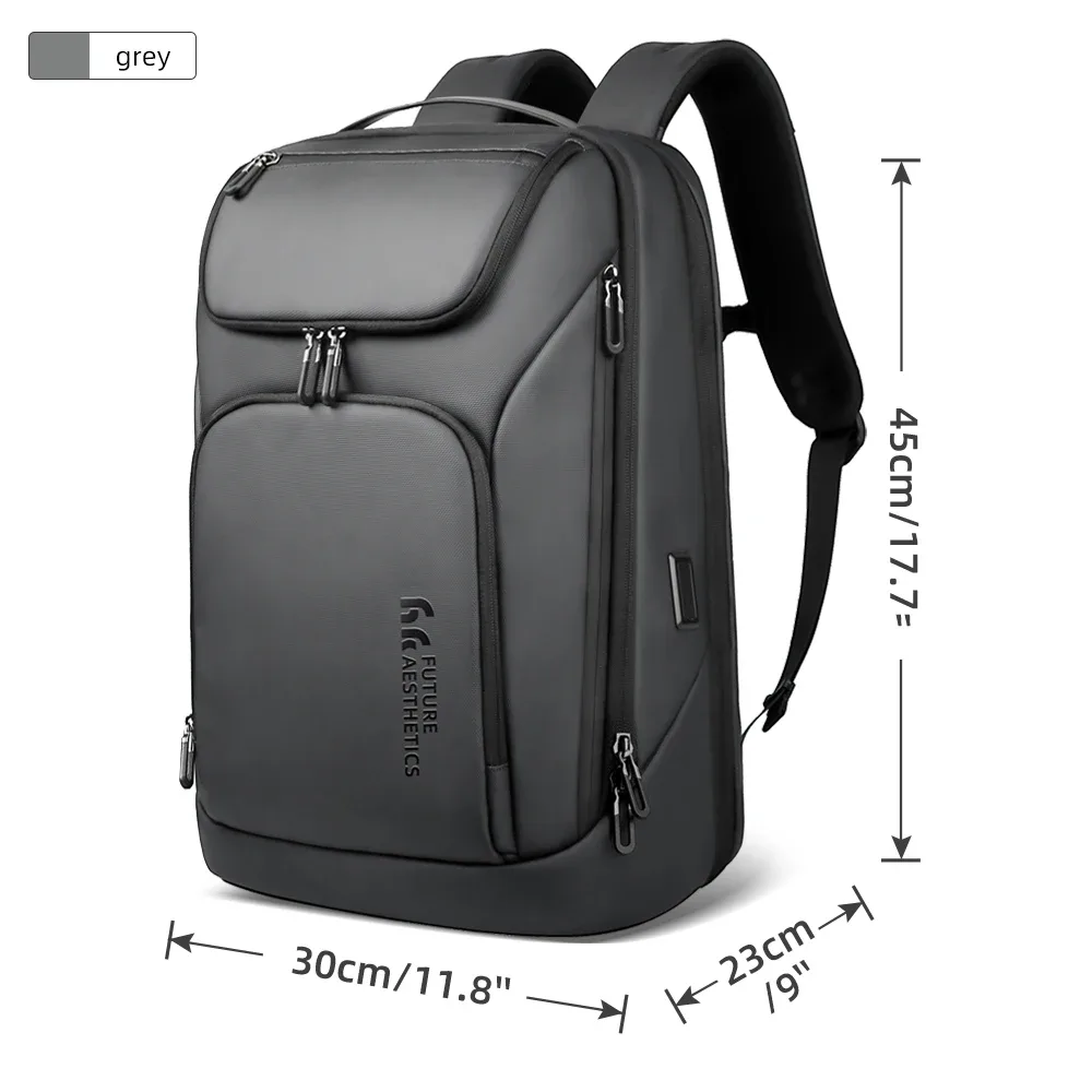 heroic knight-sac à dos d'affaires étanche pour homme, sac pour ordinateur portable 17.3 ", multifonctionnel, haute capacité, sac de voyage de travail avec port usb