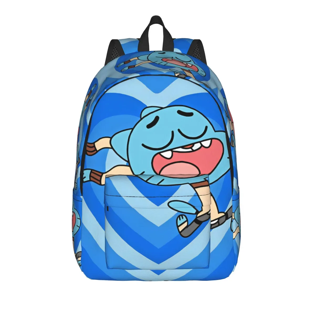 sac à dos the amazing world of gumball darwin swirl, sacs de voyage pour garçons et filles, sacs d'école durables de créateur, sac à dos décontracté