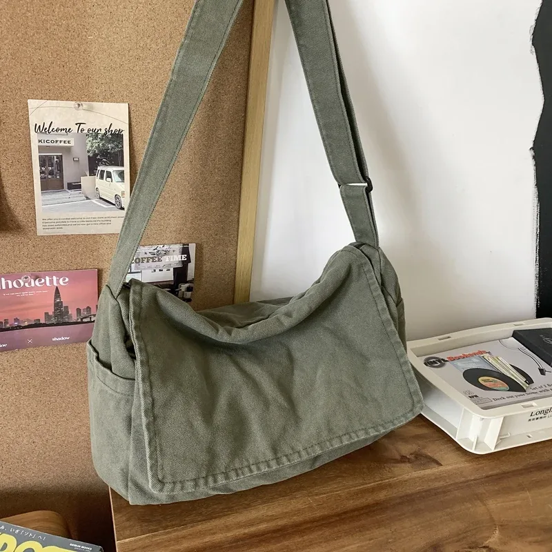 sac messager minimaliste de grande capacité pour hommes, sac à bandoulière décontracté, adapté aux vacances, aux activités de plein air, au déplacement quotidien
