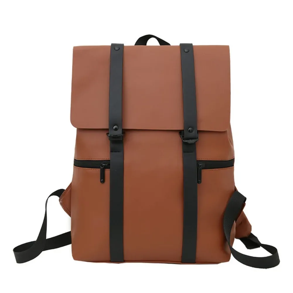 sacs d'école imperméables, sacs à dos pour ordinateur portable de couleur unie, sacs à dos de voyage à grande capacité avec bandoulière réglable