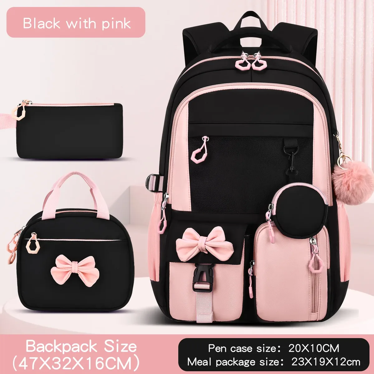 ensemble de sacs d'école pour enfants, sac à dos léger de grande capacité, sac à livres pour enfants, sac à dos étanche pour ordinateur portable, voyage, livraison directe